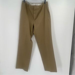 Perry Ellis Tailored Fit Men's 34 X 32 Khaki-A13